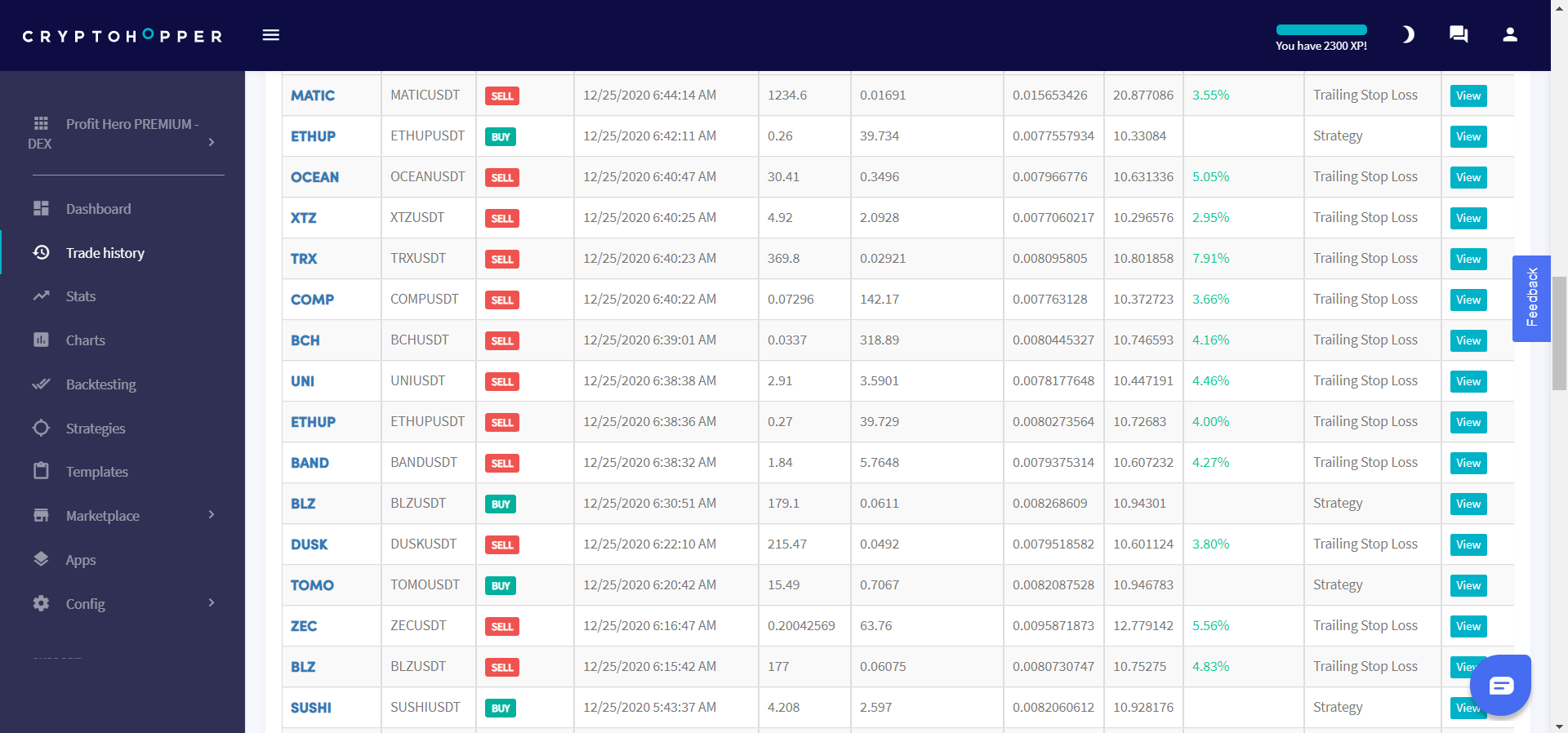 Profit Hero Cryptocurrency Trading Signals, Strategies & Templates | DexStrats